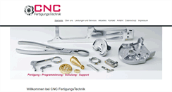 Desktop Screenshot of cnc-fertigungstechnik.net